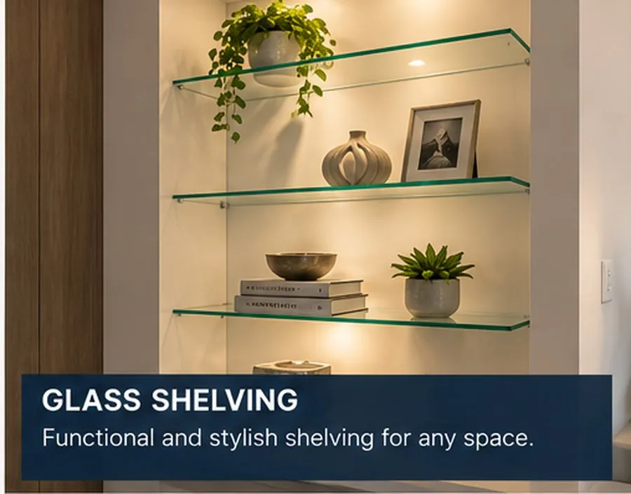 Glass Shelving (Display, Storage & Decorative Shelving)