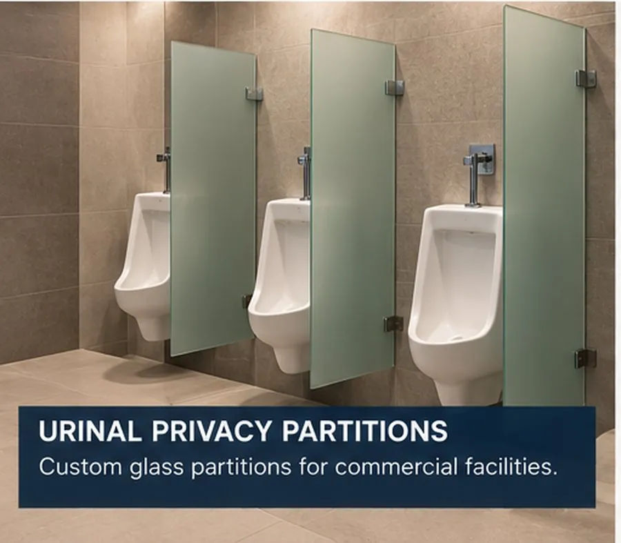 Urinal Privacy Partitions (Commercial Washroom Privacy Glass)